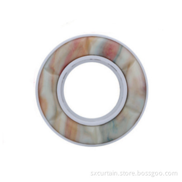 Oriental Jasper Jade-Like Round Pattern Curtain Eyelet